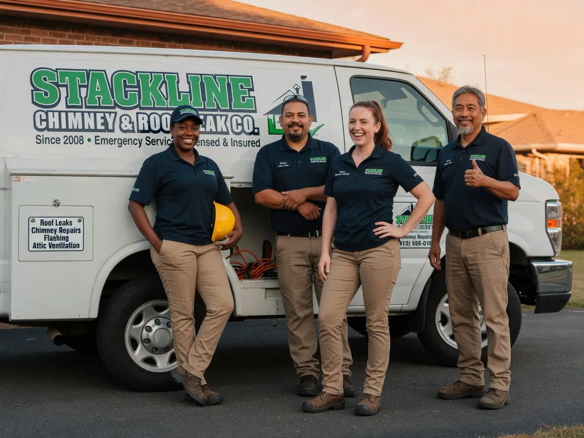 Chimney flashing repair company in Pearl, IL